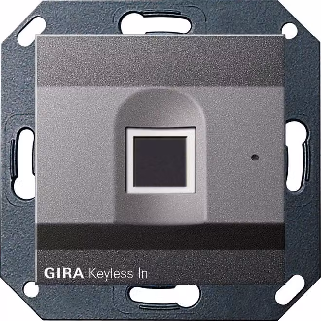 Gira 261728 Gira Keyless In Lettore di impronte digitali Sistema 55 Antracite