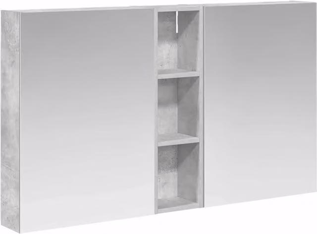 Set di Armadi da Bagno | Armadio da bagno con lo scaffale 3 pz 120 x 14,5 x 70 cm
