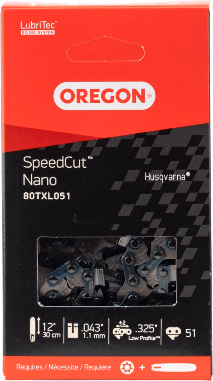 Catena Oregon SpeedCut Nano 30 cm .325" 1,1 mm 51 TG ( 80TXL051E )
