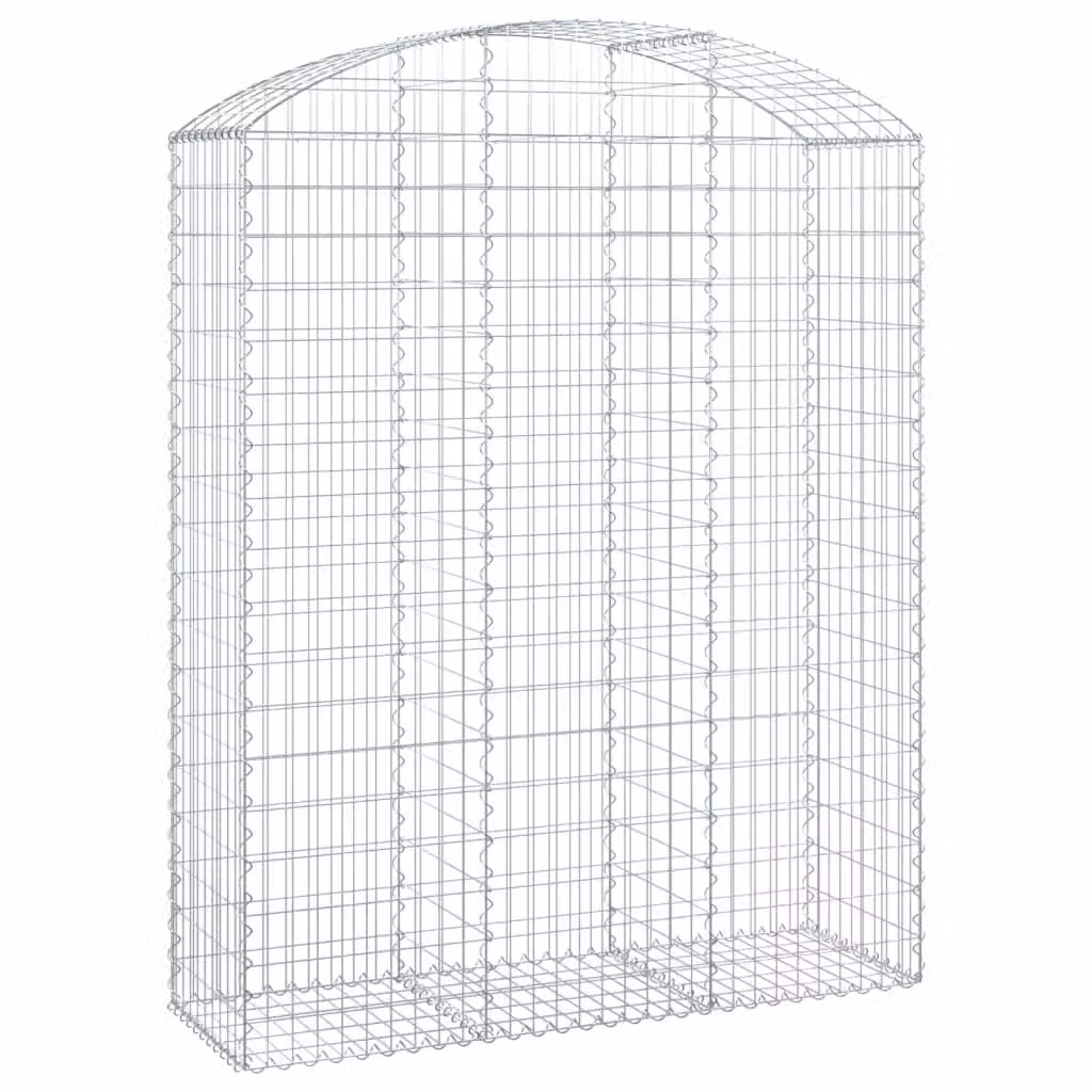 Cesto Gabbione ad Arco 150x50x180/200 cm Ferro Zincato