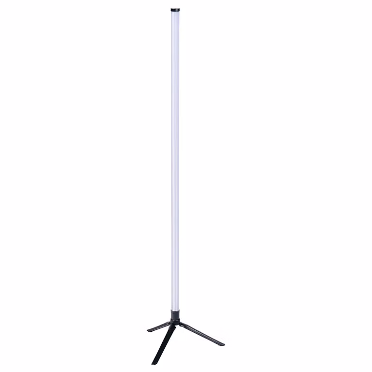 Grundig Lampada da terra LED RGBW con telecomando e funzione dimmerabile, colore nero, H 120 cm, Diametro: 30 cm
