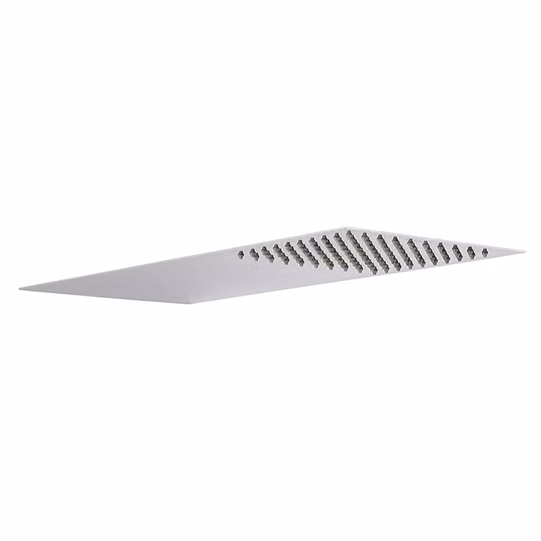 Soffione Doccia Rettangolare Ultrasottile da Parete 200x430mm - Getto effetto pioggia - Arvo