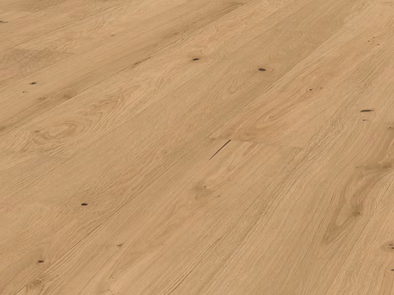 Pavimento in legno Meister Natureflex HD 100 2200 x 210 x 8 mm 20015 Rovere vivace spazzolato crema con verniciatura ultra opaca