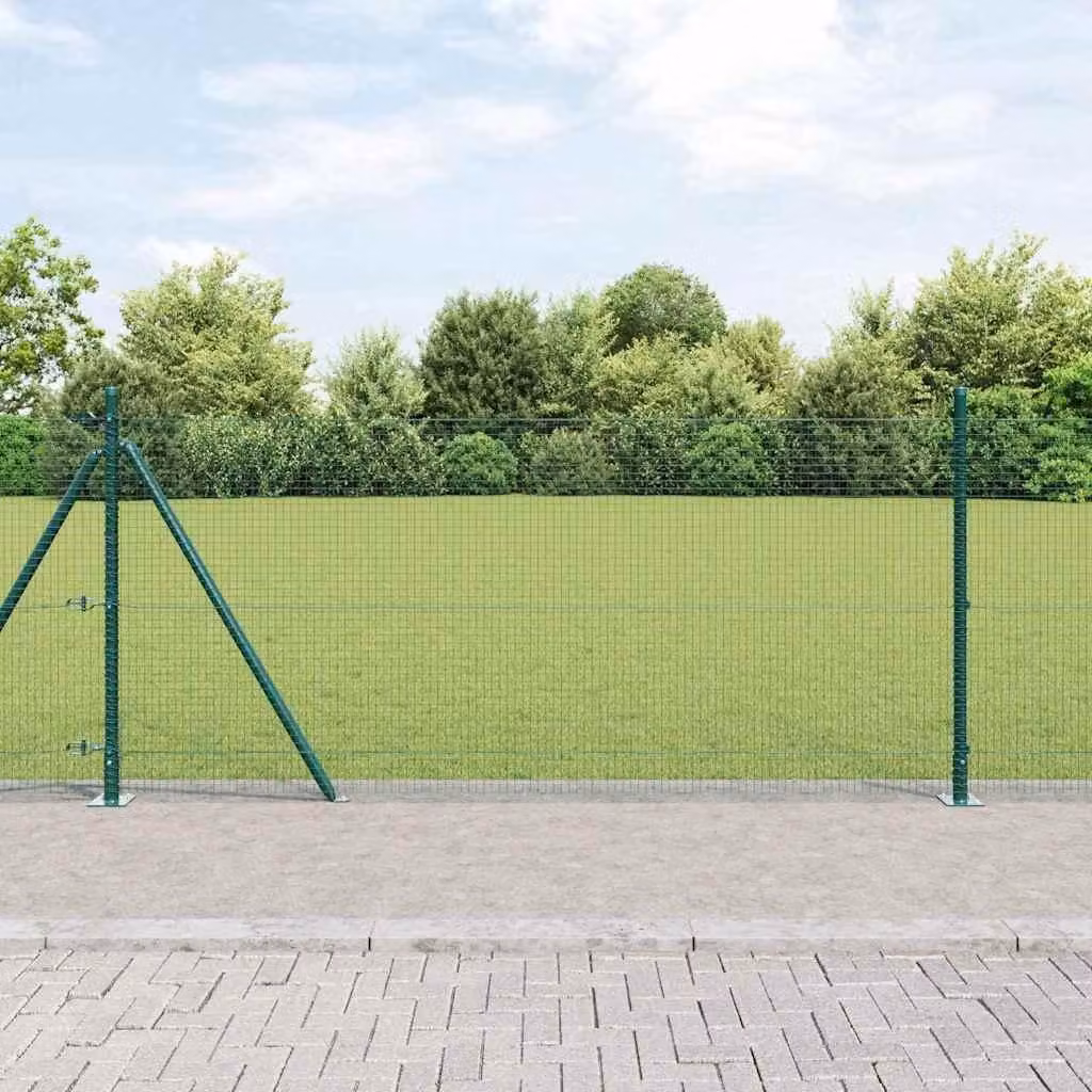 Maison Exclusive - Palo della recinzione Verde 25 x 0,8 m (rete 19 x 19 mm)