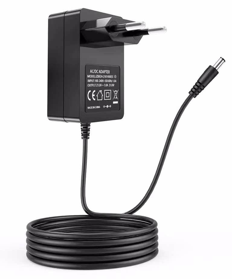 Caricabatterie al litio da 21V per motosega a batteria, modello compatto
