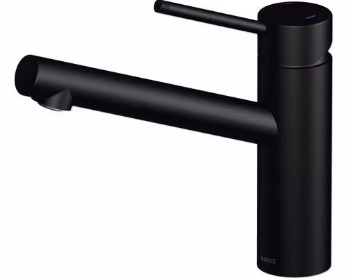 Miscelatore a leva per lavabo Lenz IRA nero 46060451