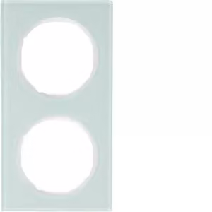 Hager 10122209 Schalter de Light Glas Bianco