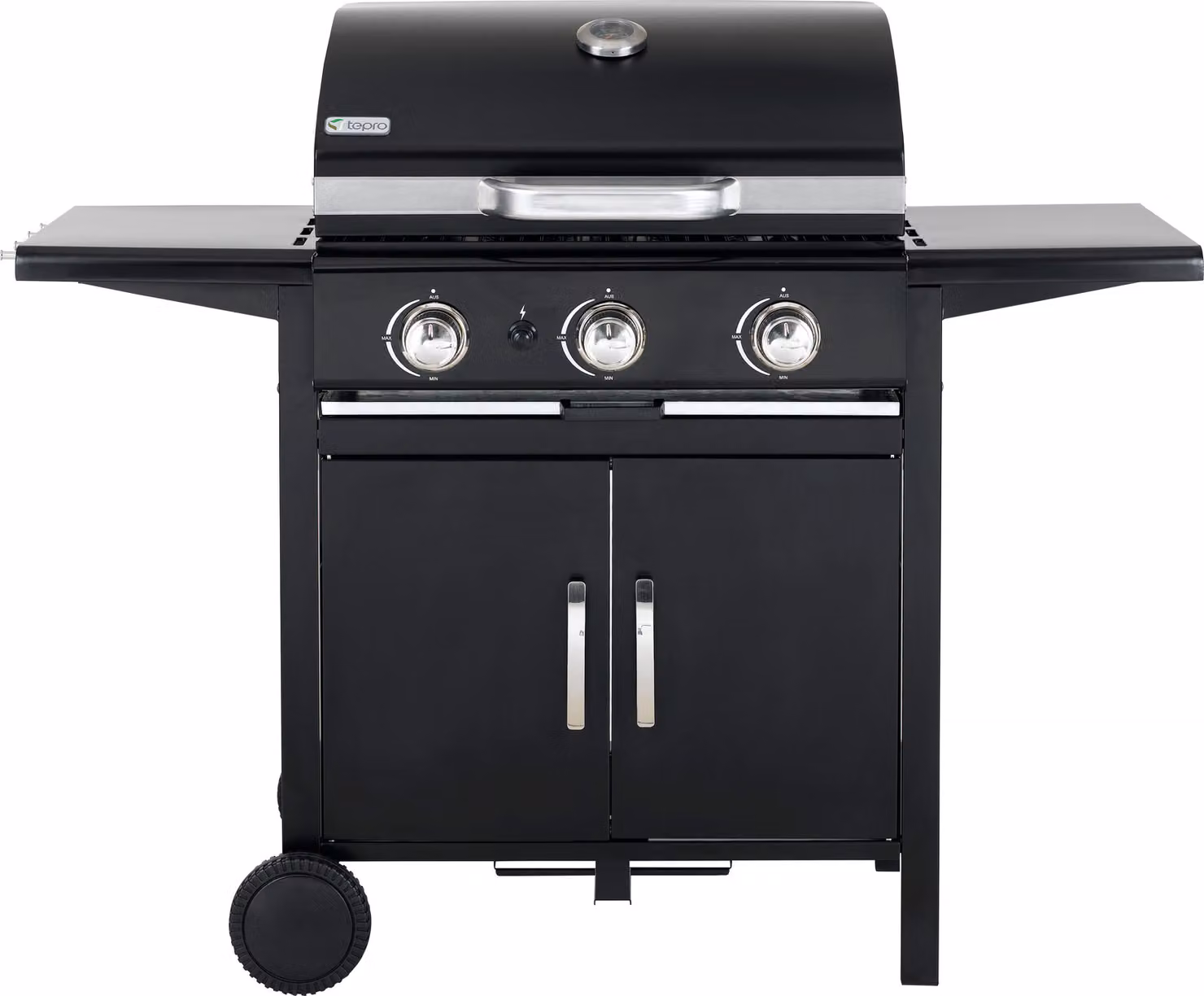 TEPRO Barbecue a gas "Mayfield" - 3 bruciatori - nero - 3152