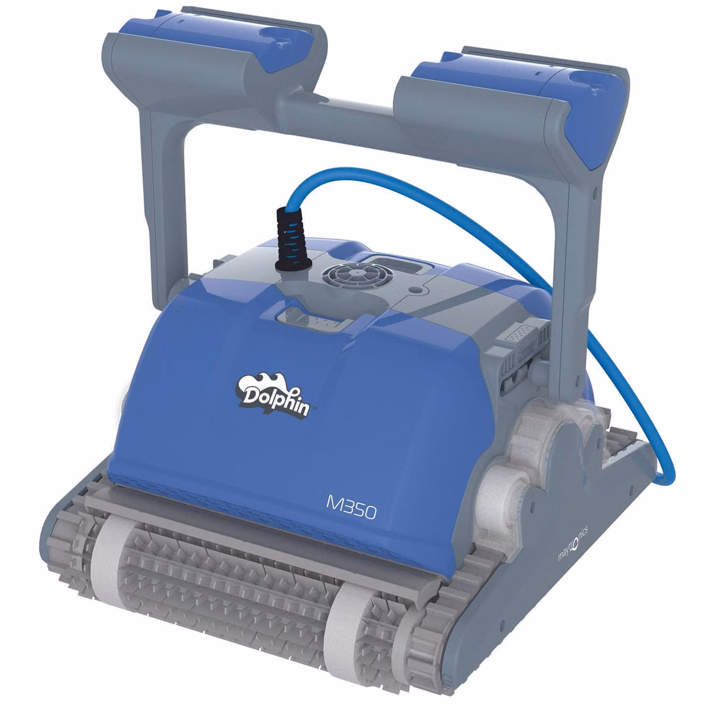 Robot elettrico per piscina per la pulizia di fondo, pareti e linea di galleggiamento. Dolphin M350