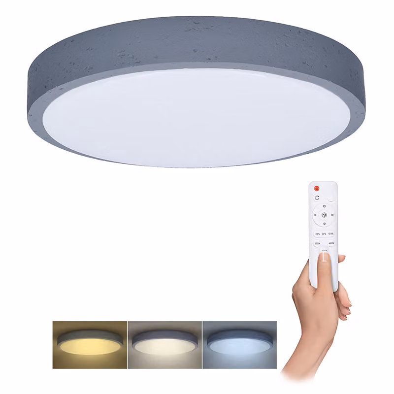 Plafoniera LED Solight WO8002 Grey 60 W 4200 lm 3000-6000 K grigio con telecomando