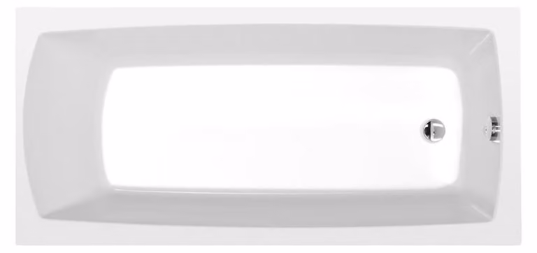 Vasche da bagno Polysan - Vasca rettangolare Lily, 1400x700x390 mm, bianco 72201