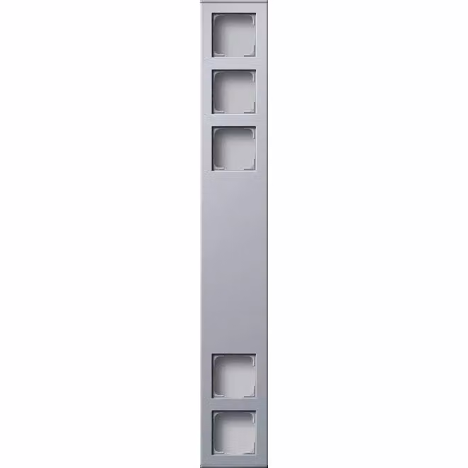 Gira 136526 a 5 moduli, profilo da 600 mm, alluminio 55