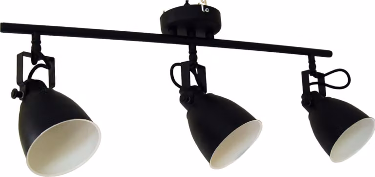 Lampada a sospensione moderna industriale Taurus 2798/Z-A-3 Nero