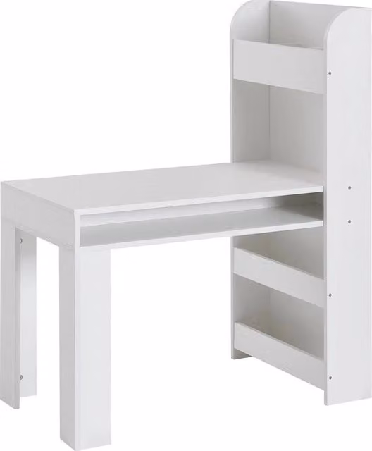 Scrivania per bambino con mensola - Tavolo per bambini - Scrivania per studenti con ripostiglio - Banchetto per scuola - 90x50x110 cm