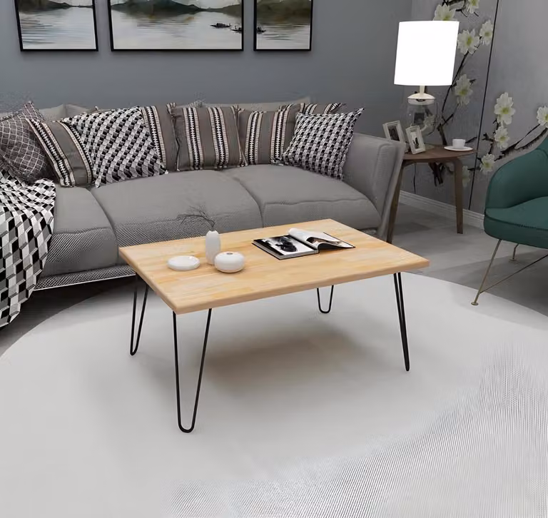 Hellbeiger Couchtisch Designer Sofatisch Moderner Wohnzimmer Kaffeetisch