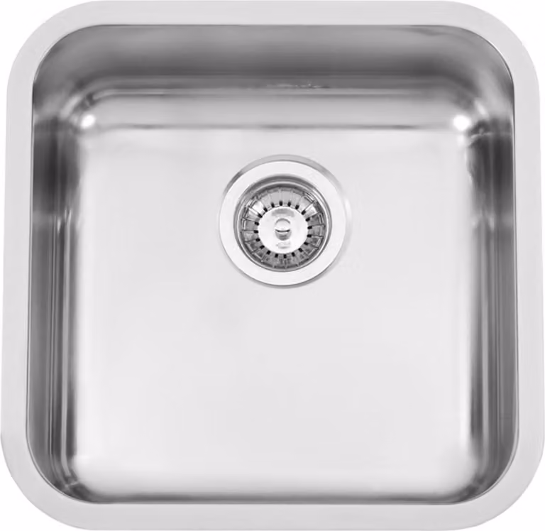 Lavello Reginox, lavello da cucina in acciaio inox IB 4040 CC (316) 40x40 cm R23228