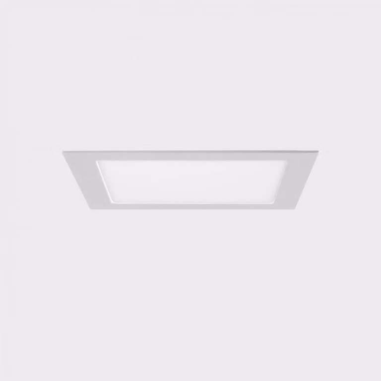 KOHL LIGHTING KOHL-Lighting DISC SQ apparecchio da incasso con cornice 225X225 mm bianco 20 W CRI 80 4000K PUSH