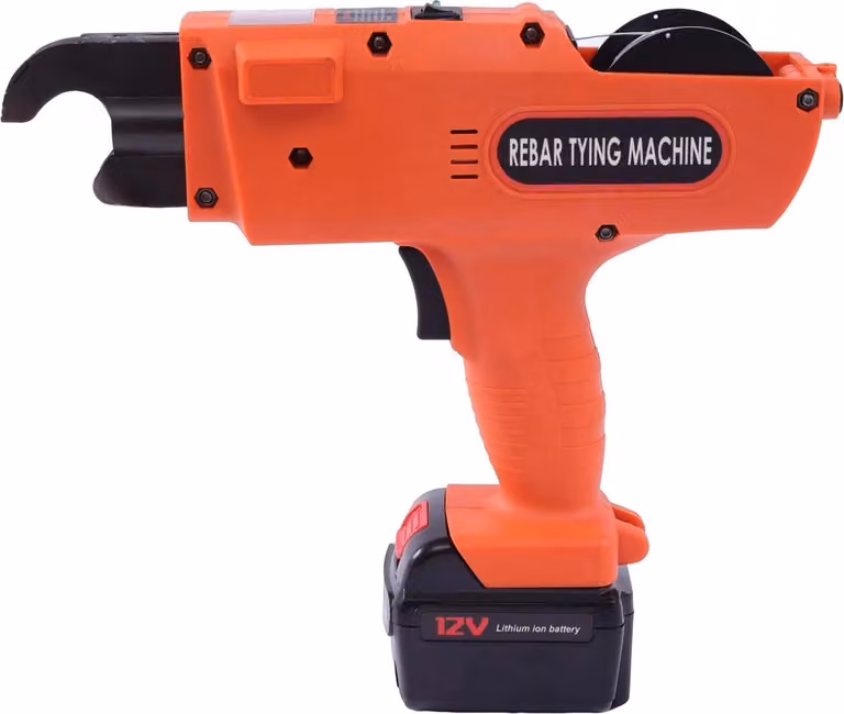 Legatrice elettrica per armature - Pratica pistola automatica per legature - Portatile - Per armature da 6-25 mm - Arancione