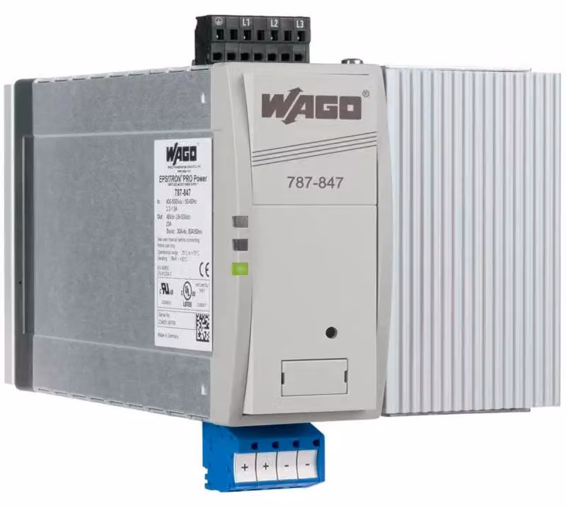 Wago 787-847, 960 W, 340 - 550 V, 50 - 60 Hz, 2 A, passivo, 15 ms