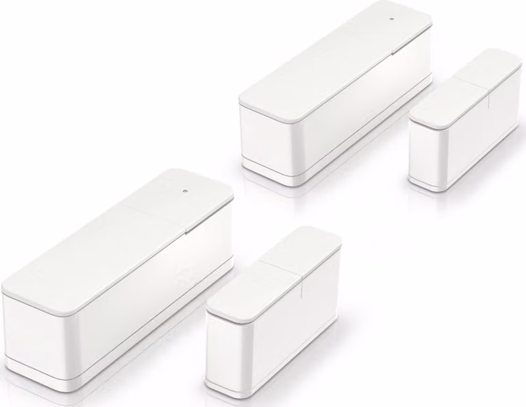 Bosch Smart Home Contact II Plus - Sensore per porte e finestre - senza fili - ZigBee 3.0 - 2,4 - 2,4835 GHz - bianco (confezione da 2)