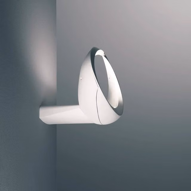 Artemide Cabildo Applique da Parete Moderna in Metallo Bianco con LED Dimmerabile e Luce Bianco Caldo
