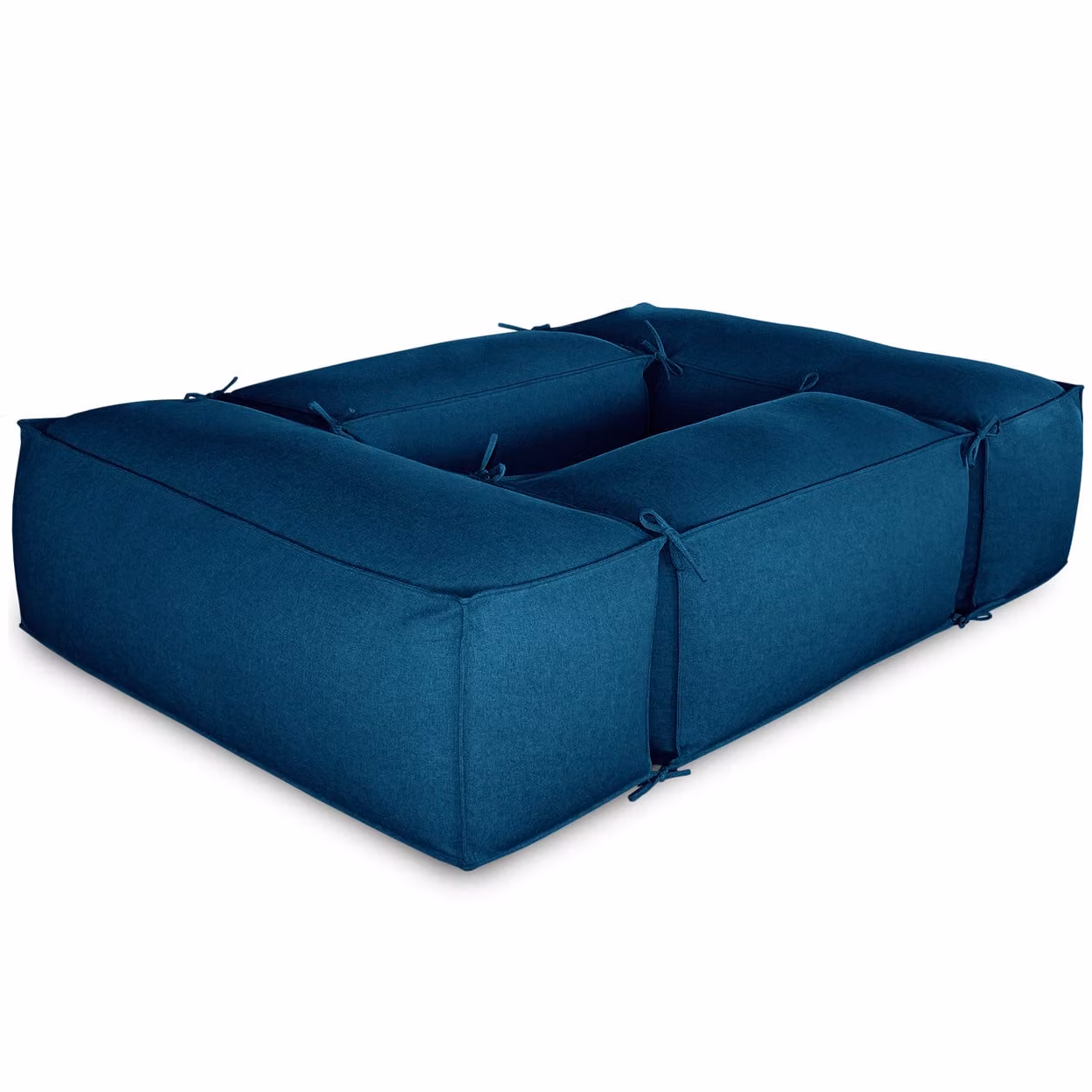 Salottino da esterno 2+2 moduli Blu