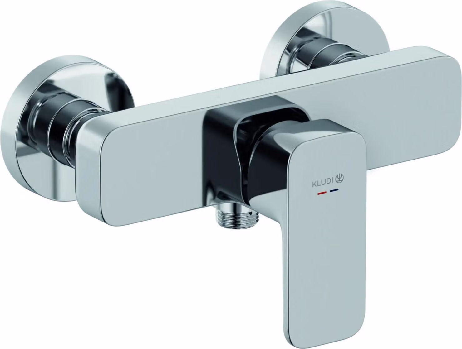 Miscelatore monocomando per doccia Kludi Renon a sicurezza intrinseca cromato, 1 pz.