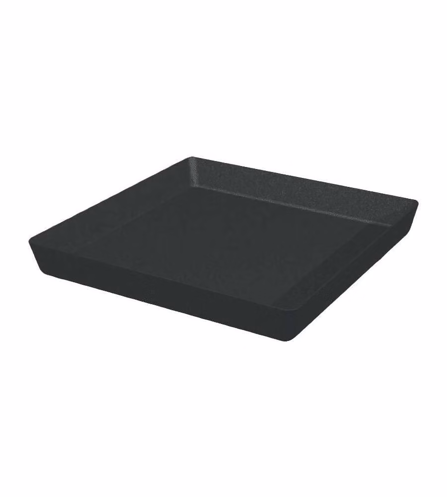 Denver Sottovaso 26 cm Smoke - Vaso moderno per interni e giardini