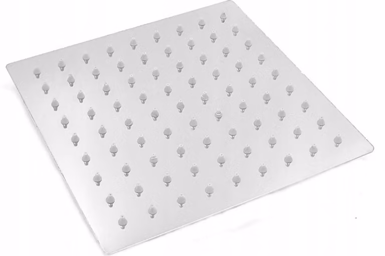 Granitan - Doccia a pioggia - Soffione - Anticalcare - Cromo - 25x25 cm - Soffione - SLIM