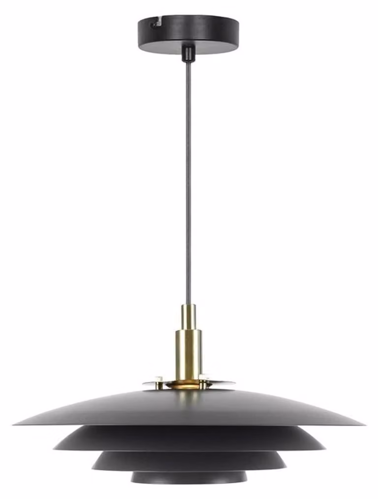 Lampada a sospensione LAYERS, modello G9, colore grigio