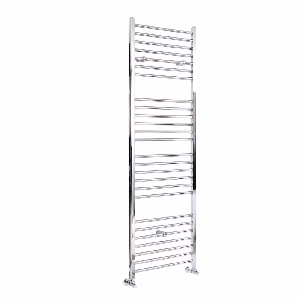 Scaldasalviette di Design Cromato - Termoarredo Bagno Piatto - 1800 x 400mm - 395W - Kent