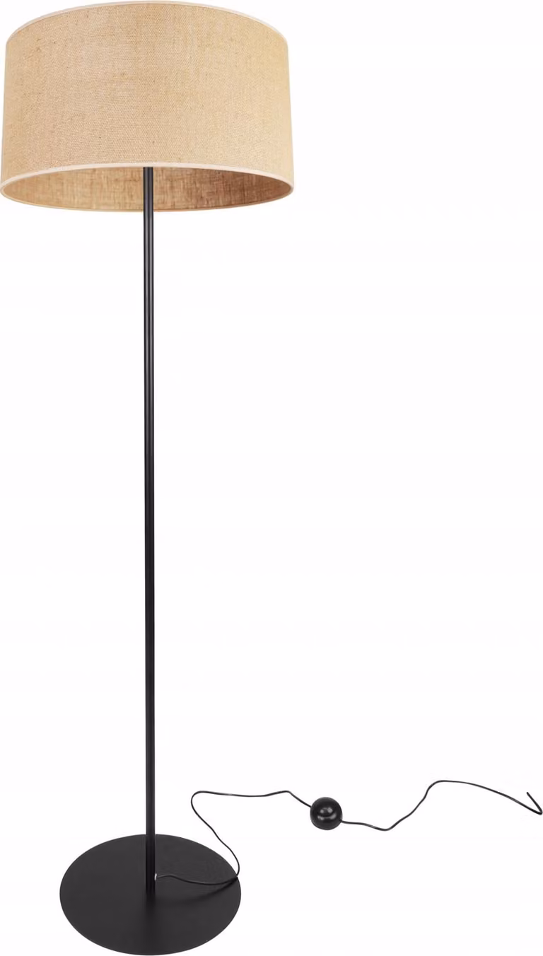 Lampada da terra con paralume in metallo, 40 cm