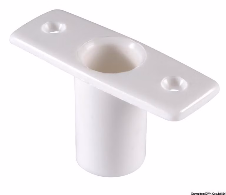 Boccola in nylon per montaggio laterale, 1 pezzo