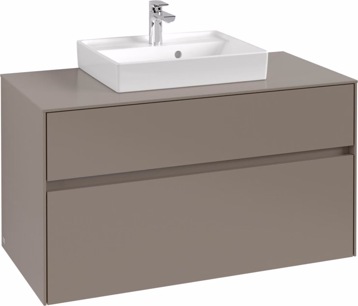 Mobiletto V&B Collaro 100x54,8x50cm, WT mi, LED 7,3 W, bla Oa