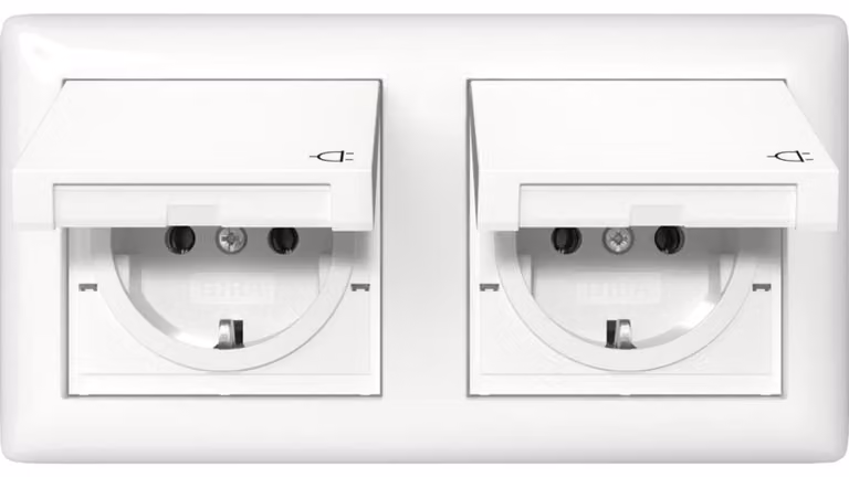 GIRA 415803 SCHUKO KD + Set IP44 + Rahme (415803)