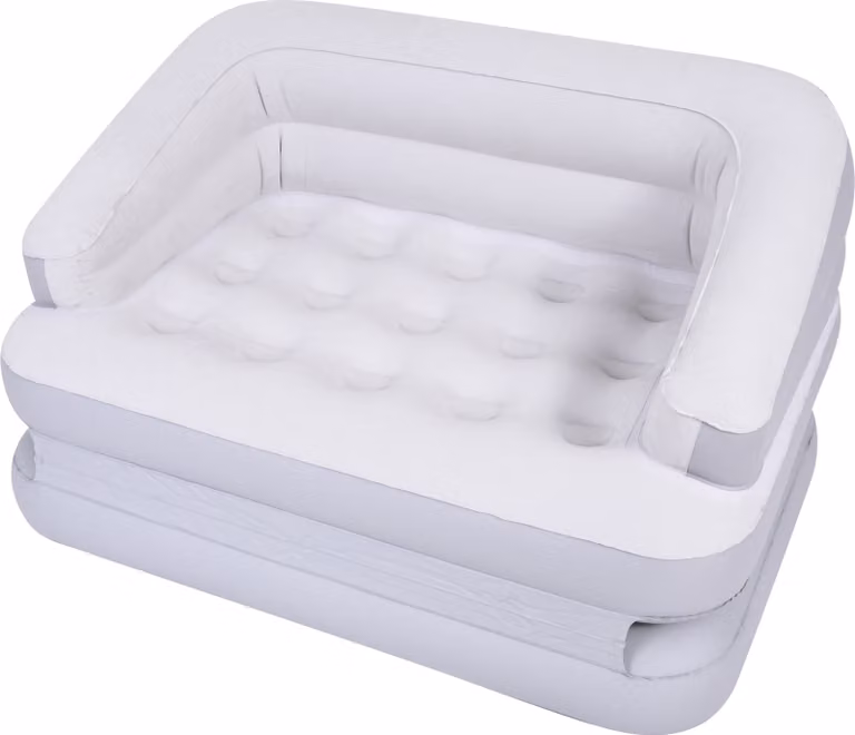 Avenli air sofa divano gonfiabile per interni ed esterni, divano gonfiabile 198x138x62cm trasformabile in divano letto / letto ad aria