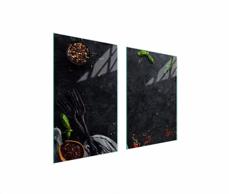 Pannello Di Protezione In Vetro Per Cucina 65X52 Slide