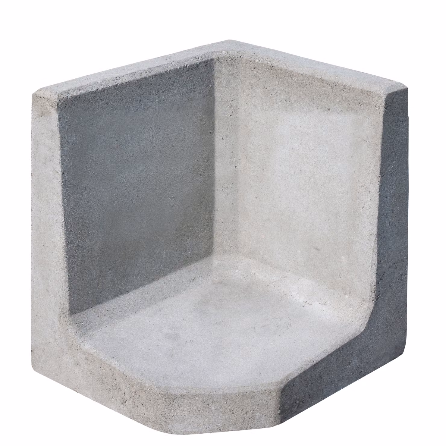 Diephaus L-Stein- ANGOLO GRIGIO 50/50/50/7 CM