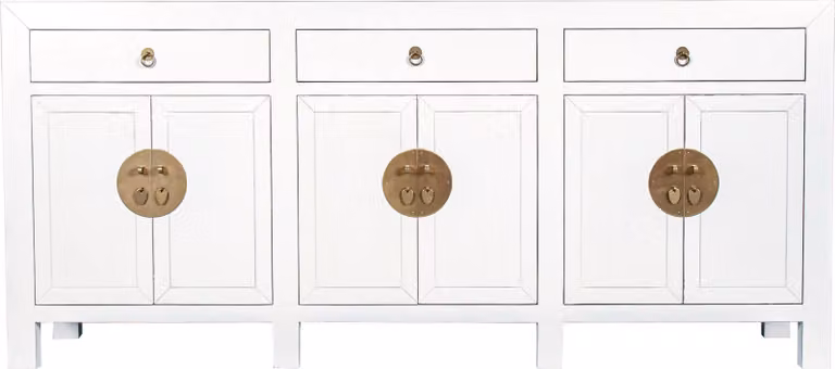Fine Asianliving Cassettiera cinese Credenza cinese Armadietti cinesi Mobile cinese Mobile orientale asiatico 190x85x40
