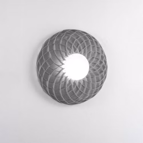 Applique Moderna Polilux ® Argento 7 Luci Gx53 6,5W 3000K