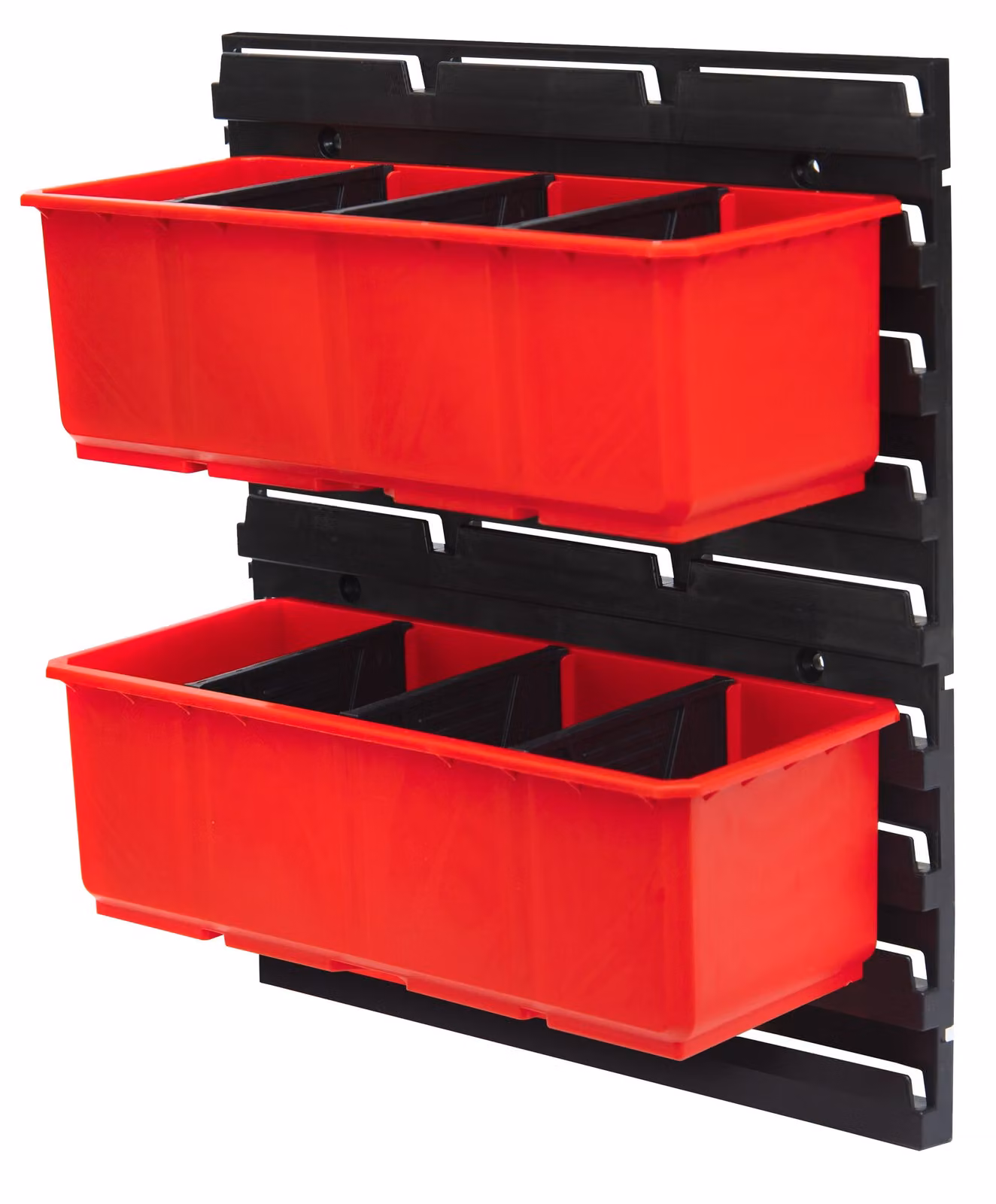 Set di contenitori Qbrick System No. 5 Parete officina 39 x 35 cm con 2 contenitori per ONE 200 Basic / Profi / Technik e ONE Organiser XL