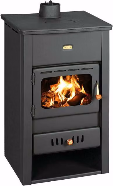 Stufa A Legna Camino Combustibile Solido recinzione in ghisa Prity K2CP 10 kw