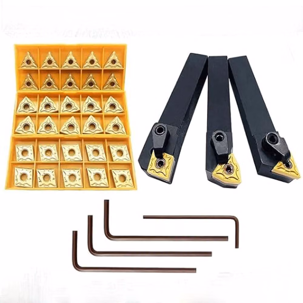 Set di utensili da tornio CNC da 5/8 di pollice, composto da 36 pezzi, modello MTJNR1616H16, per lavorazione dei metalli