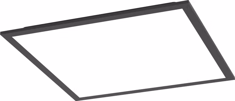 Eglo Plafoniera LED Moradillo-Z nero 40 x 40 cm RGB dimmerabile