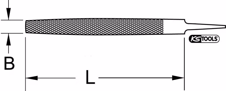 KS Tools 1610125 Length 200 mm 1 pc(s)
