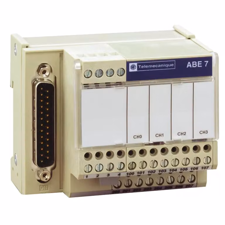 Morsettiera Schneider Electric ABE7, per il collegamento di 4 termocoppie ABE7CPA412