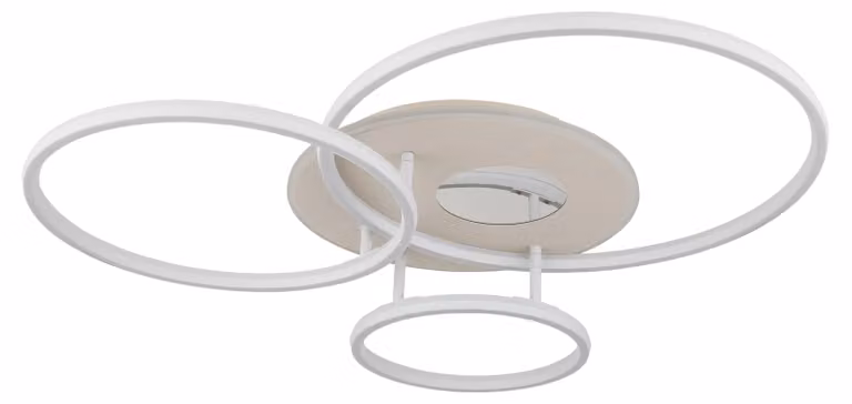 Lampada da soffitto a LED, effetto 3D, telecomando, sabbia, L 80,7 cm