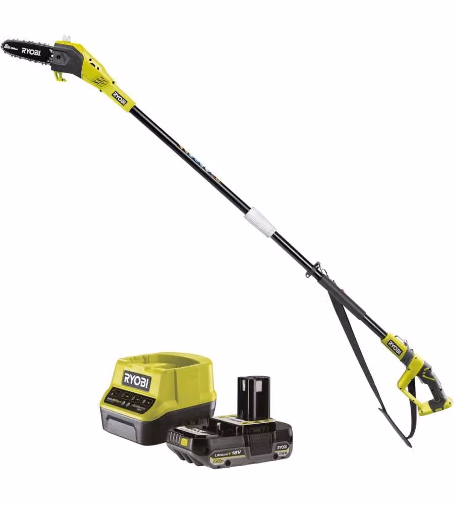 Ryobi Potatore Estensibile a Batteria 18V ONE+ Verde 20cm fino a 2,9m