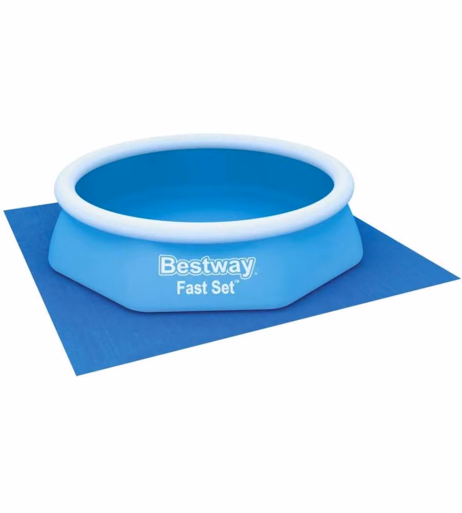Bestway Telo di Protezione Piscina Flowclear - Blu - 274x274 cm