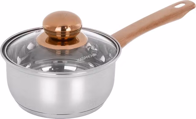 Mini casseruola 14 cm acciaio inox Meravigliosa con coperchio